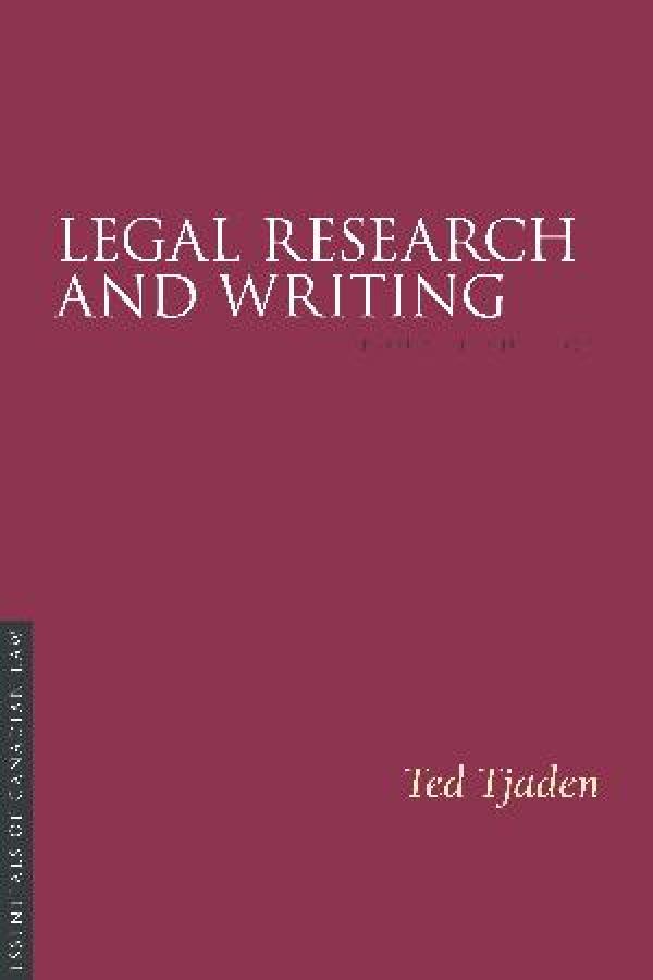 legal research and writing course canada
